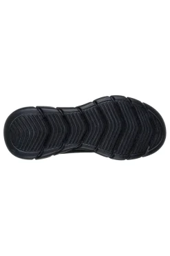 Scarpe sportive nere traspiranti con suola flessibile Skechers Bobs B Flex Icy Edge