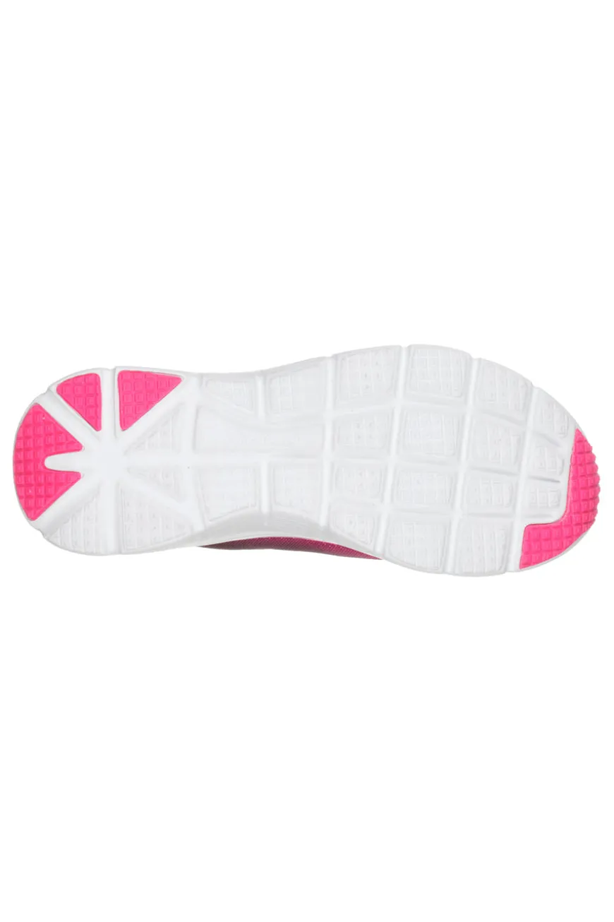 Scarpe sportive nero e rosa con memory foam Skechers Fashion Fit Build Up