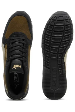 Scarpe sportive verde oliva con dettagli in suede Puma ST RUNNER V4 SD