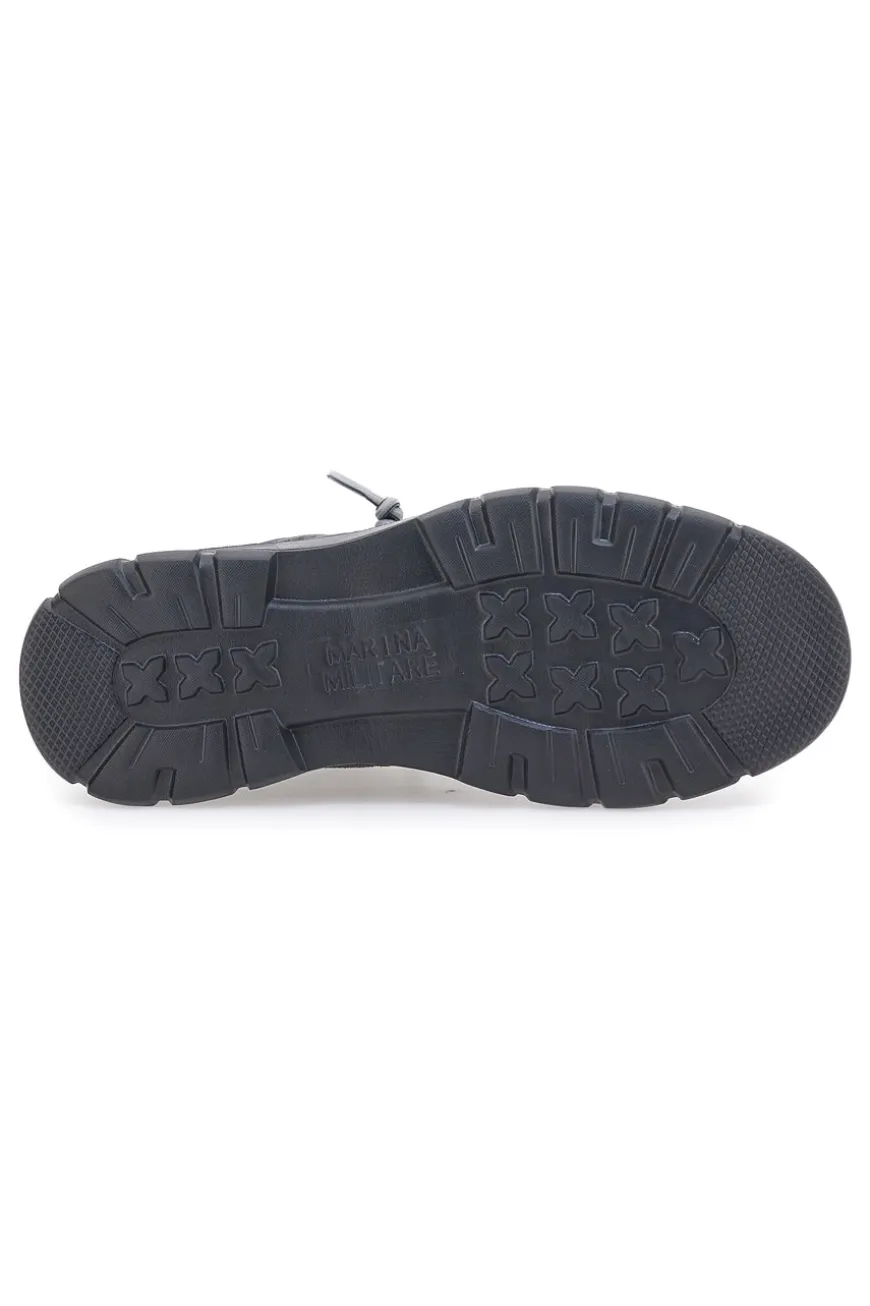 Scarpe Stringate Alte Grigie Marina Militare 982