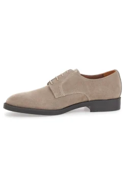Scarpe Stringate Beige Vera Pelle Longford 600
