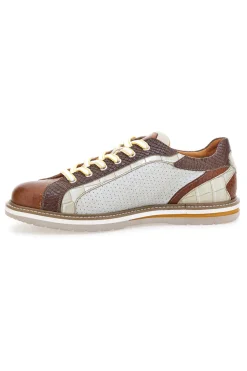 Scarpe stringate bianche con dettagli stampa cocco Pittarello Eco 26122922 da Uomo | Pittarello