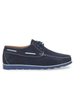 Scarpe Stringate Blu In Vera Pelle Made in Italy Jerpoint 09