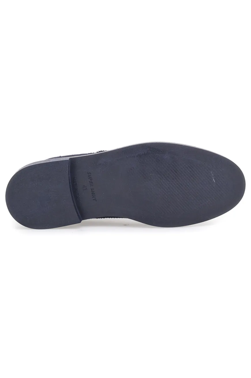 Scarpe Stringate Blu In vera Pelle Scamosciata Pittarello 1112