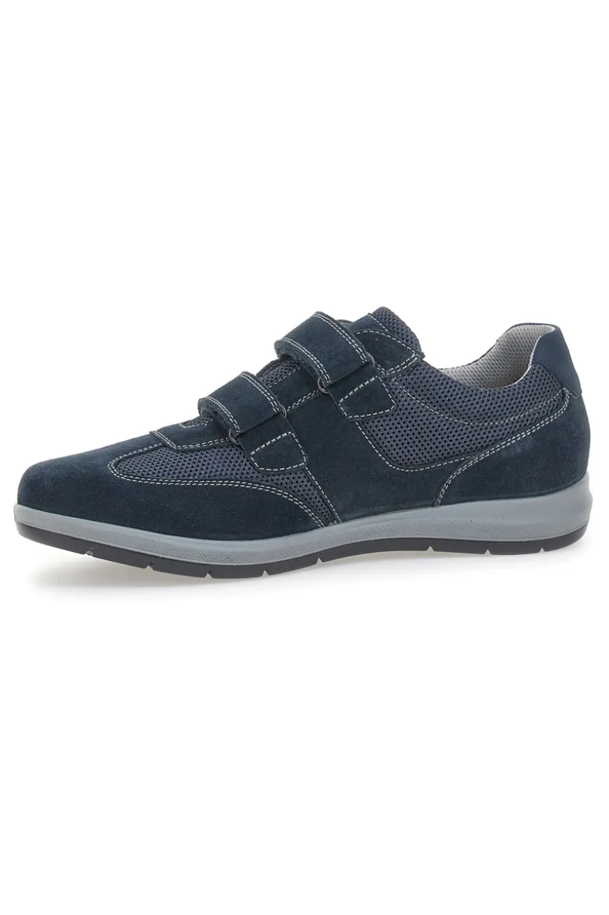 Scarpe Stringate Blu in Vera Pelle Made In Italy Imac 751571760109
