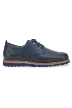 Scarpe Stringate Blu In Vera Pelle Pittarello Eco 450002