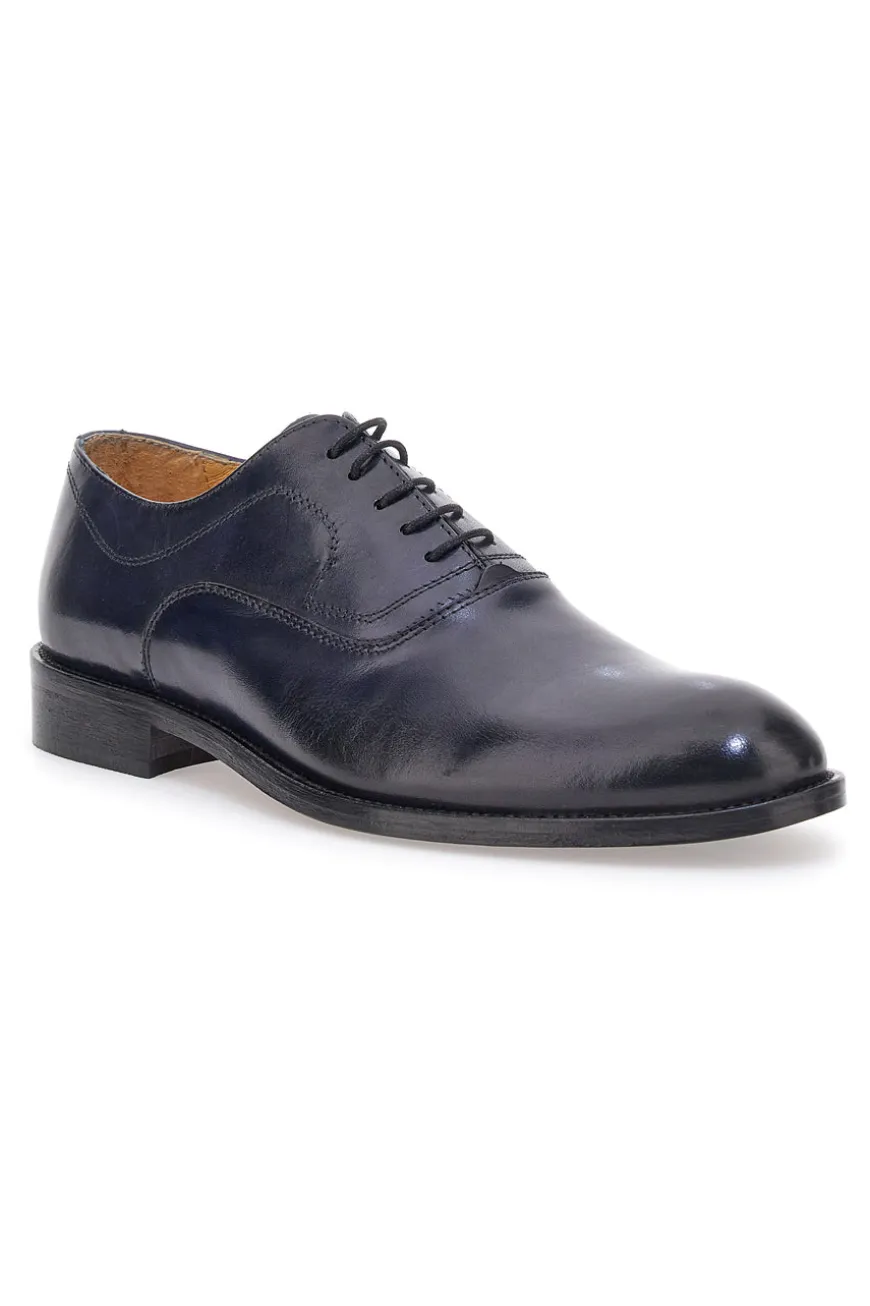 Scarpe Stringate Eleganti Blu Pittarello Plus 81