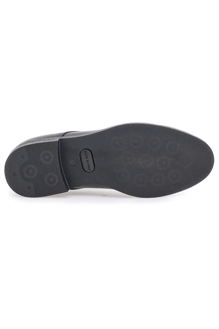 Scarpe Stringate in Pelle Nera Pittarello 0728