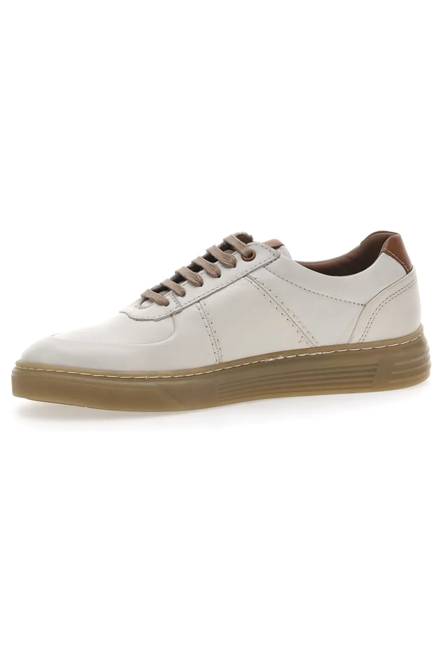 Scarpe Stringate in Vera Pelle Panna Pittarello Active 2421