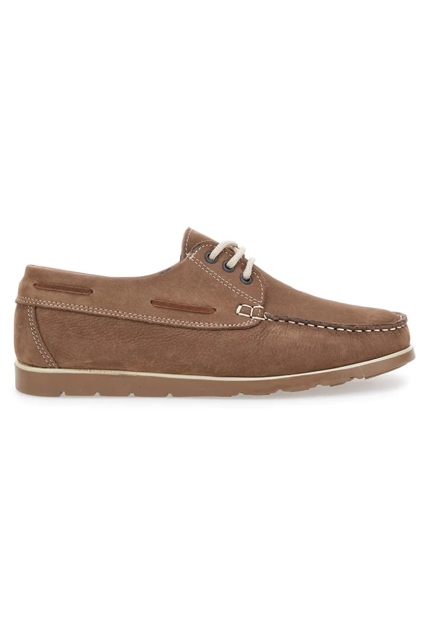 Scarpe Stringate Marroni In Vera Pelle Made in Italy Jerpoint 09