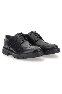 Scarpe Stringate Nere Con Decorazione Duilio Pittarello Focus 2240