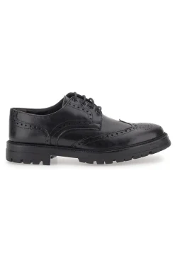 Scarpe Stringate Nere Con Decorazione Duilio Pittarello Focus 2240