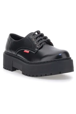 Scarpe stringate nere con platform LEVI'S PRINCE BOLD