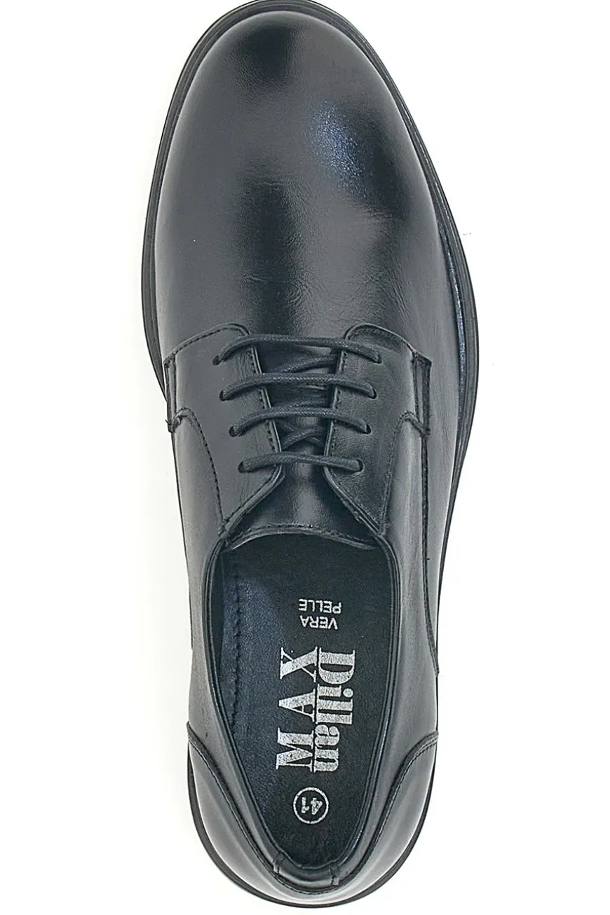 Scarpe stringate nere eleganti Max dillan 755