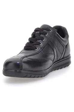 Scarpe stringate nere in vera pelle Claremorris 1310460