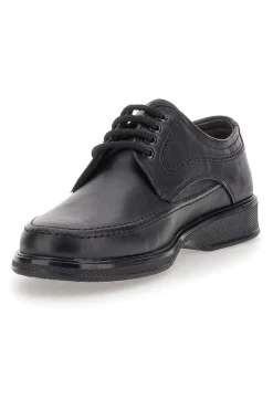 Scarpe Stringate Nere In Vera Pelle Pittarello 2182