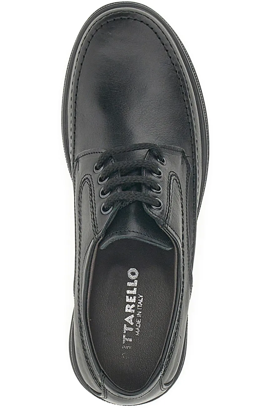 Scarpe Stringate Nere In Vera Pelle Pittarello 2182
