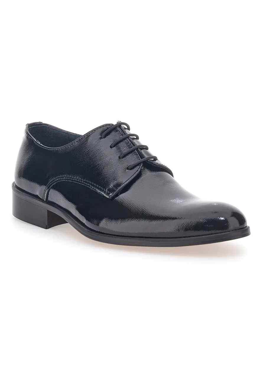 Scarpe Stringate Nere In Vera Pelle Pittarello 38020