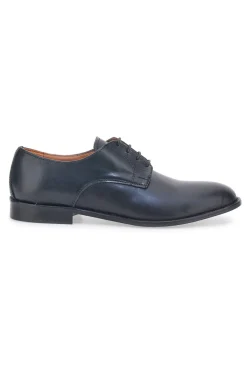 Scarpe Stringate Nere In Vera Pelle Made In Italy Pittarello 402