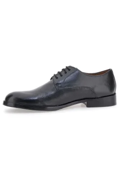 Scarpe Stringate Nere In Vera Pelle Claremorris 565