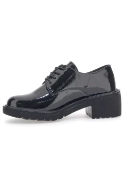 Scarpe Stringate Nere Prima Riga 220013
