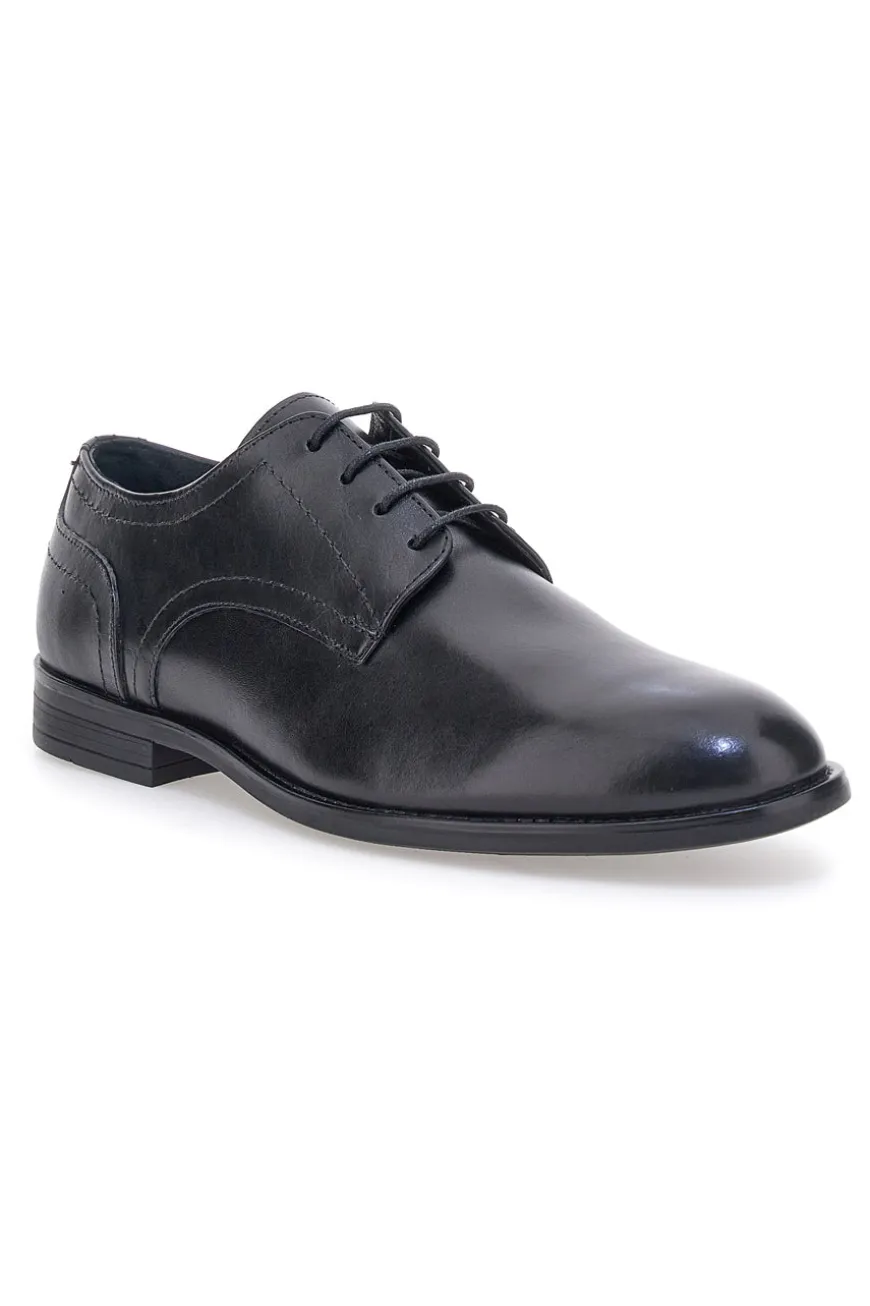 Scarpe stringate nere vera pelle Pittarello class 300