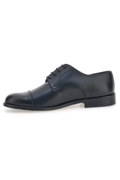 Scarpe Stringate Nere Vera Pelle Pittarello 7715