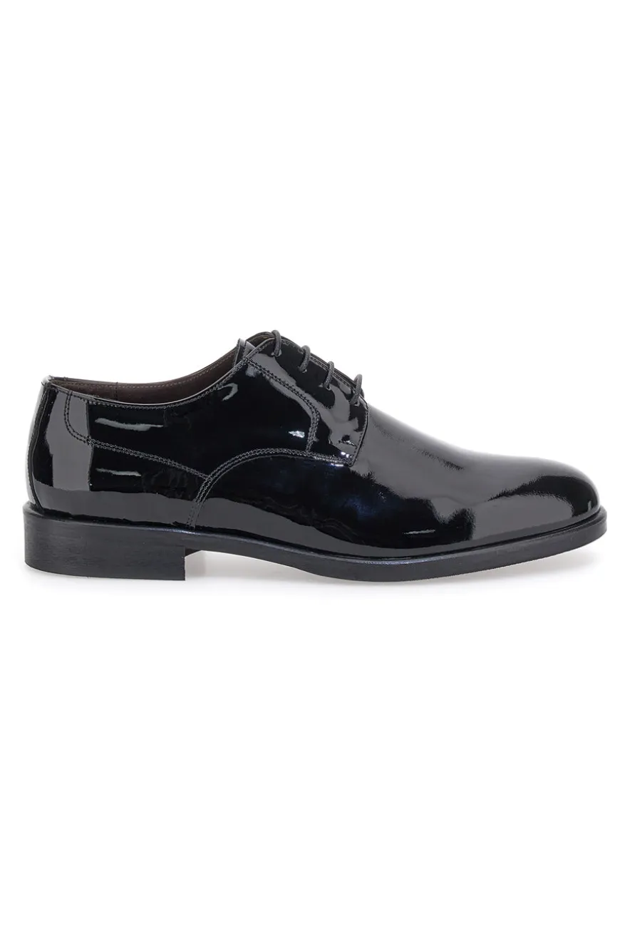 Scarpe stringate Nero in vernice Pittarello class 600