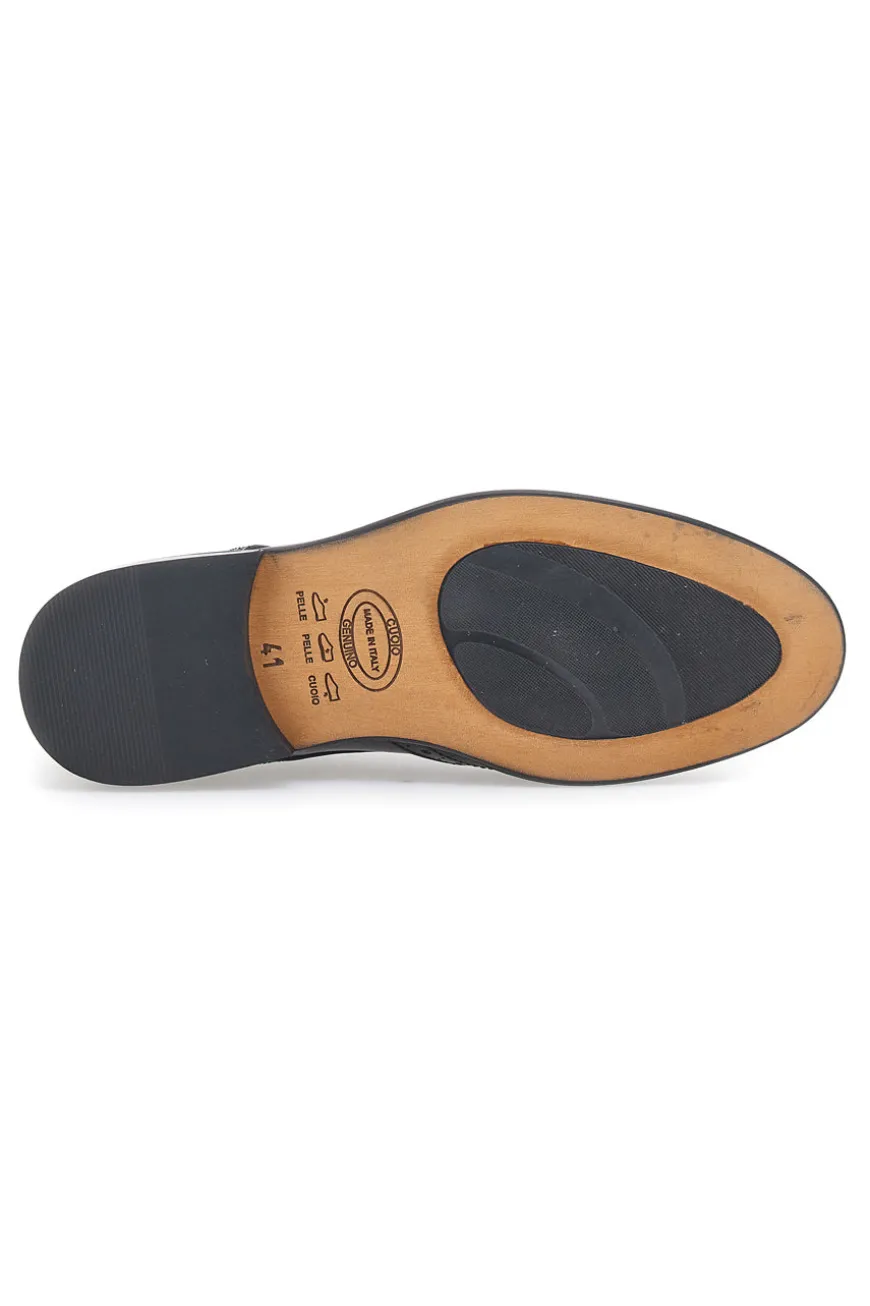 Scarpe stringate Stile Inglese Pittarello 7710 Blu in pelle