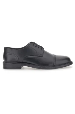 Scarpe Stringate Vera Pelle Nere Max Dillan 19033