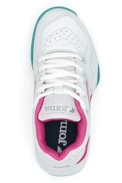 Scarpe tennis padel bianche con dettagli rosa Joma Master 1000 JR 2532