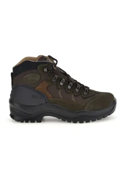 Scarponcini da trekking verde oliva con support system Track down 10694S3