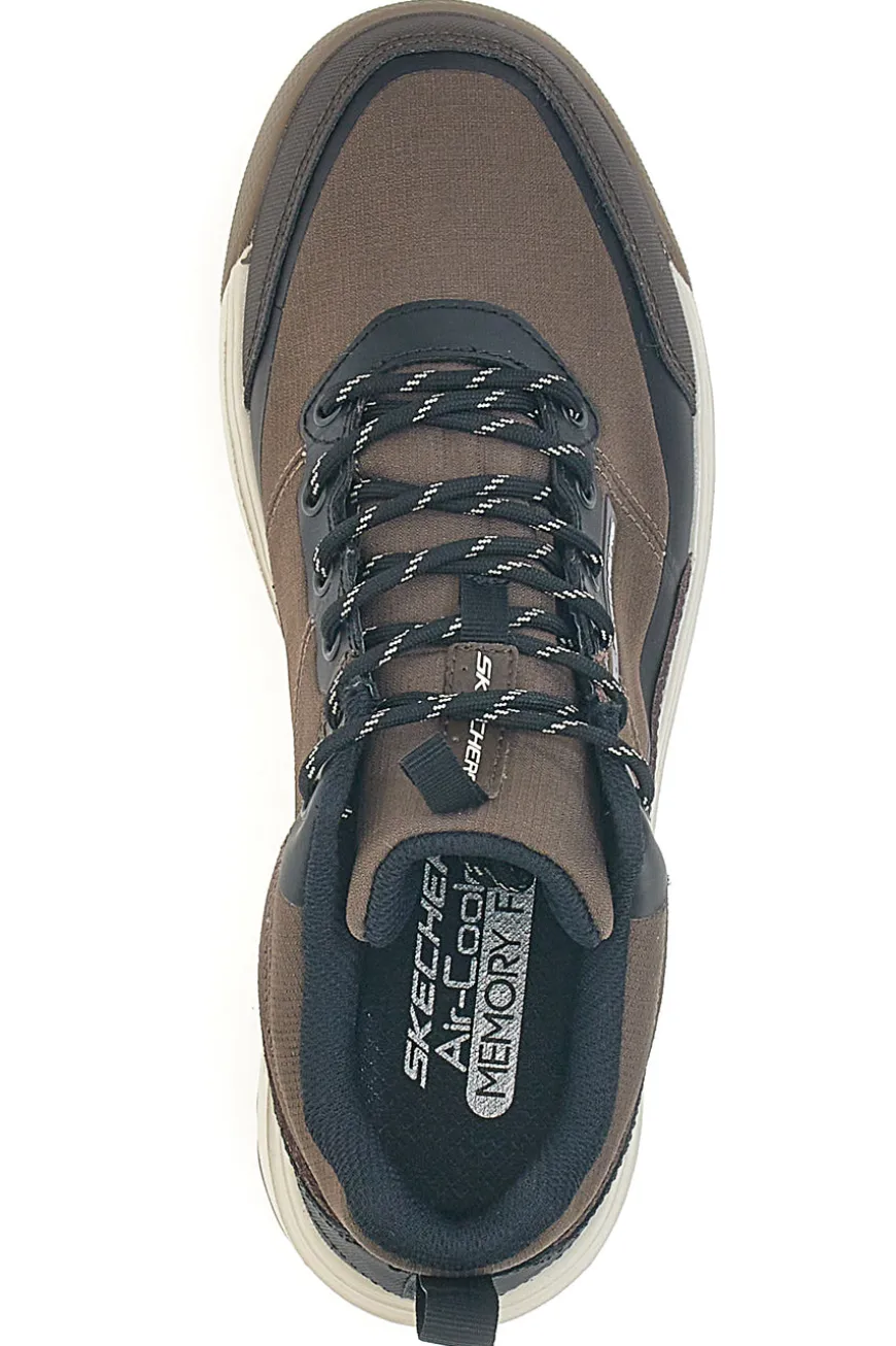 Scarponcini marroni impermeabili con memory foam Skechers Urban Street Hiker