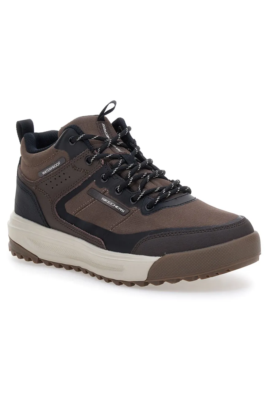 Scarponcini marroni impermeabili con memory foam Skechers Urban Street Hiker
