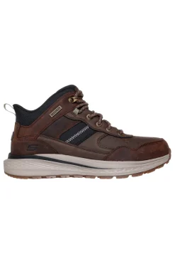 Scarponcini marroni waterproof con inserti in mesh Skechers Slade Ultra Turner