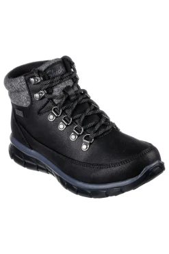 Scarponcini neri imbottiti idrorepellenti Skechers Synergy Cool Seeker