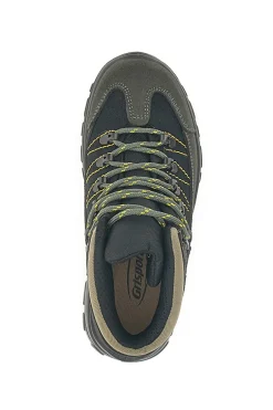 Scarponcino da Trekking Antracite In Pelle Scamosciata Grisport 913342