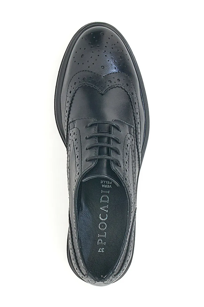 Schnürschuhe im englischen Stil mit Schnürsenkeln PLOCADI 1555