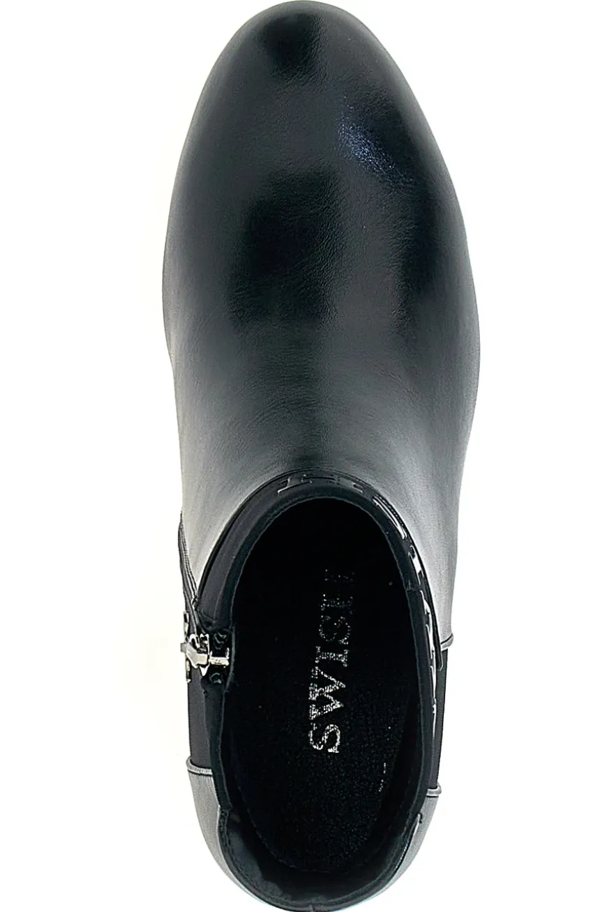 Schwarze Ankle Stiefel SWISH 11