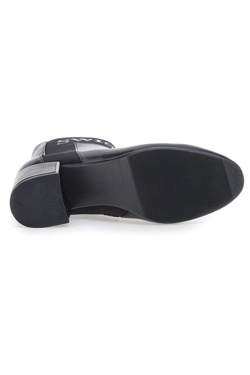 Schwarze Ankle Stiefel SWISH 11