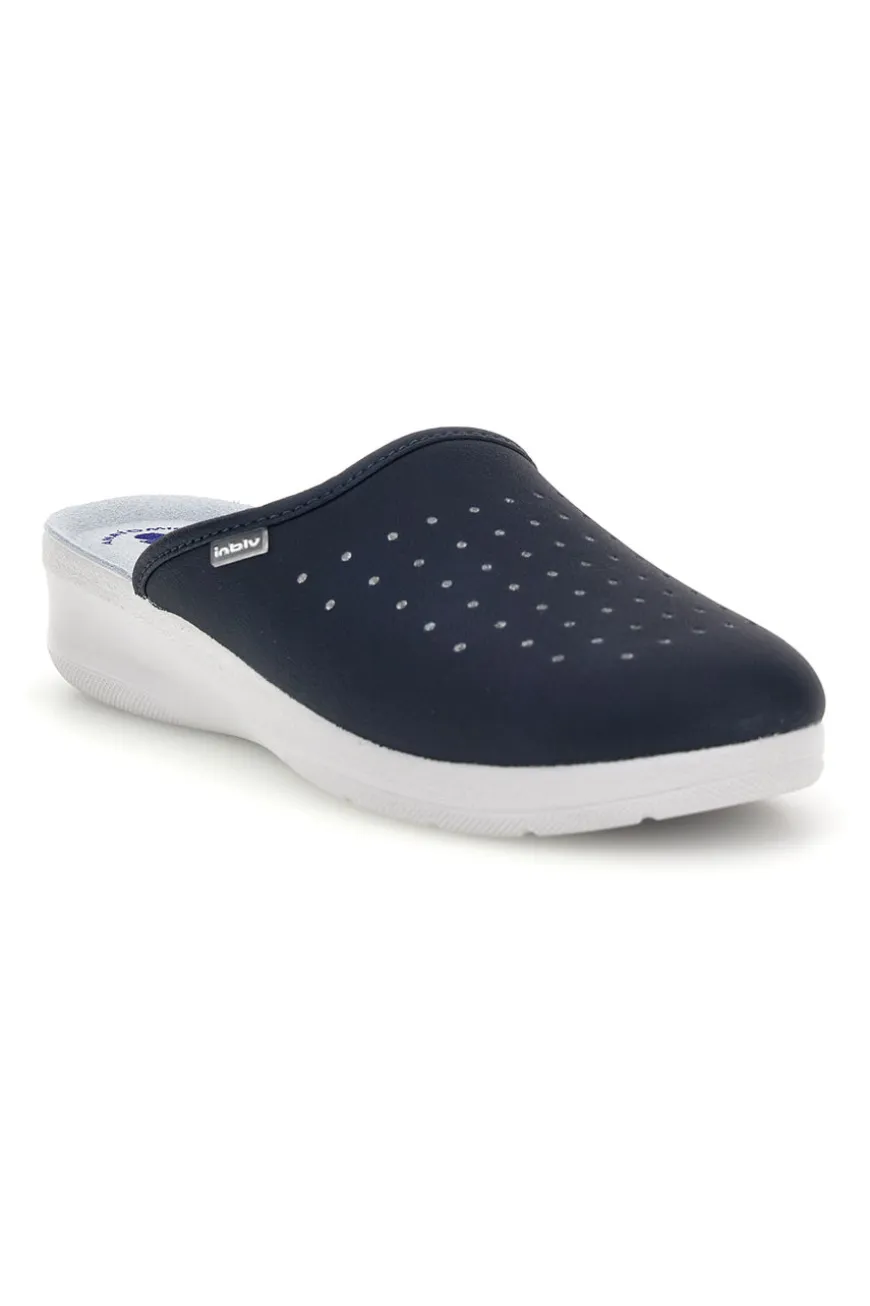 Schwarze Berufsslipper mit anatomischem Fußbett Inblu 5033