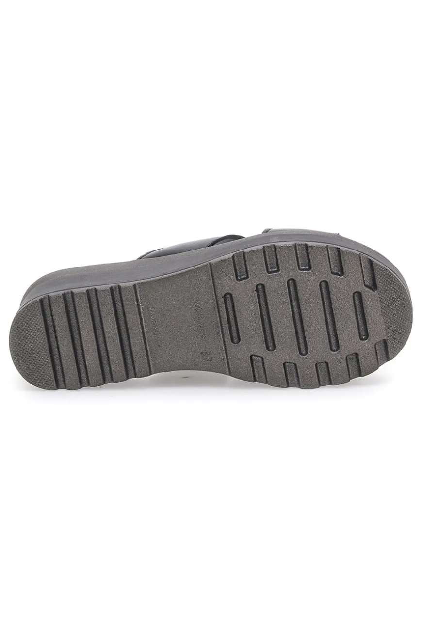 Schwarze Hausschuhe aus echtem Leder PITTARELLO LOVE 3403101