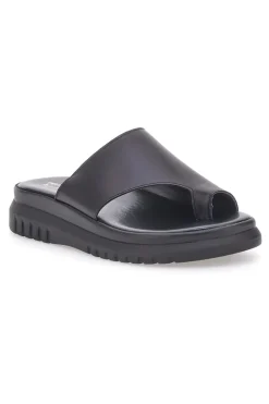 Schwarze Hausschuhe mit hoher Sohle und breitem Band Pittarello Love 32441926