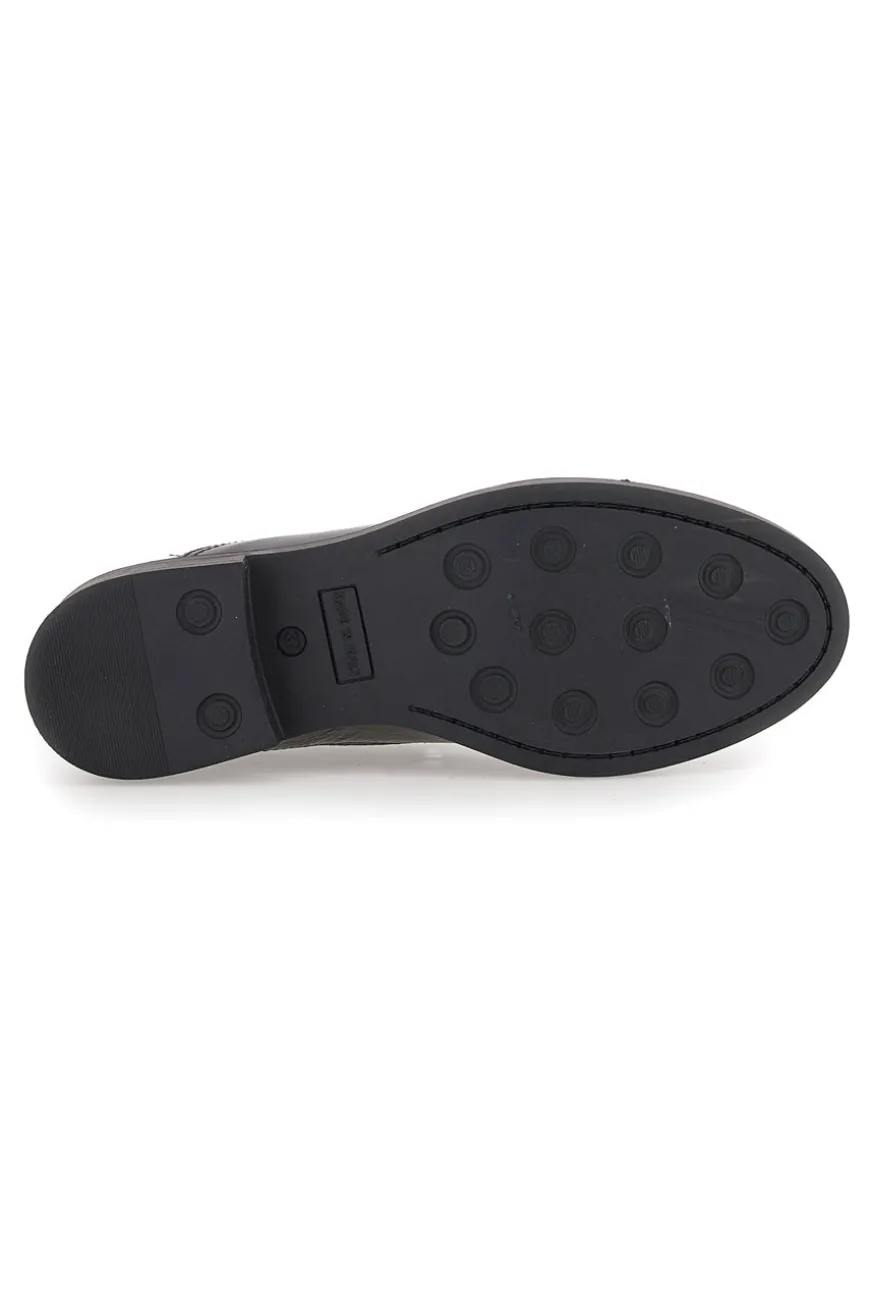 Schwarze Schnürschuhe aus echtem Leder PITTARELLO ELITE 73