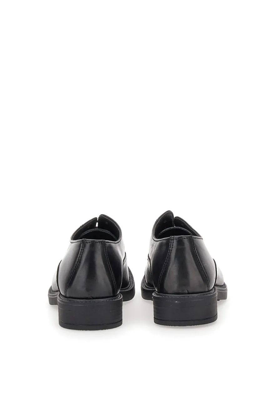 Schwarze Schnürschuhe aus echtem Leder PITTARELLO ELITE 73
