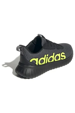 Schwarze Schuhe mit Mesh-Obermaterial und kontrastierendem Logo Adidas Kaptir Base