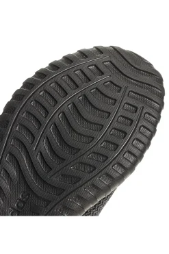 Schwarze Schuhe mit Mesh-Obermaterial und kontrastierendem Logo Adidas Kaptir Base