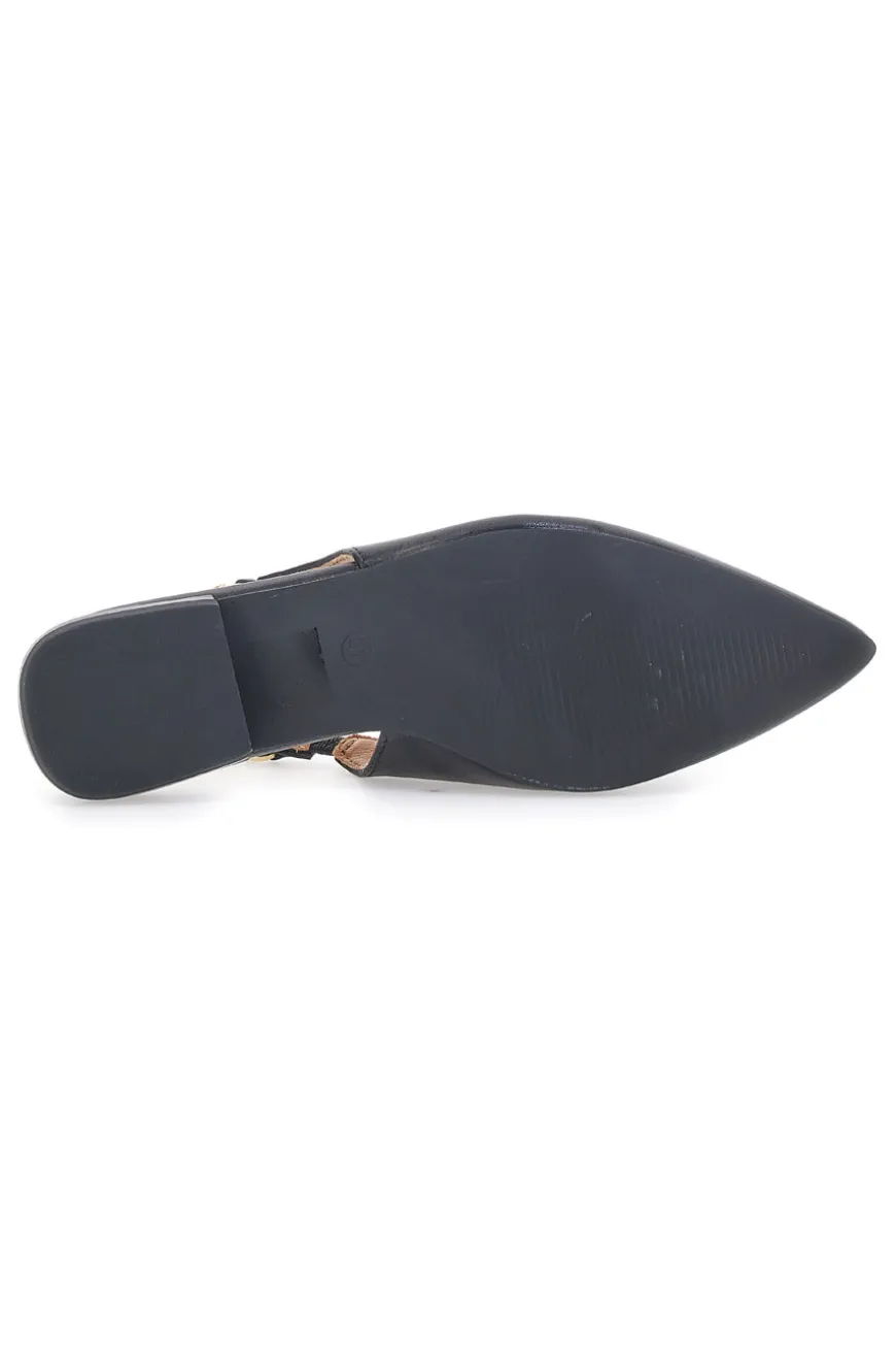 SCHWARZE SLINGBACK-BALLERINAS MARIELLA BURANI 51096