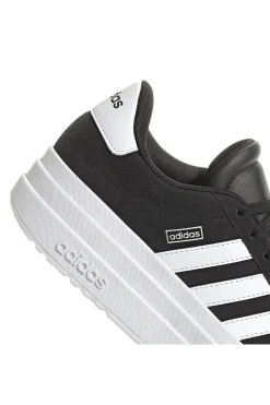 Schwarze Sneakers mit Plateausohle Adidas VL COURT BOLD J