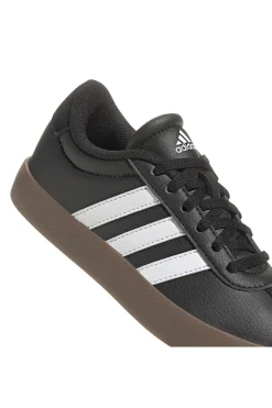 Schwarze Sneakers mit weißen Details Adidas VL Court 3.0